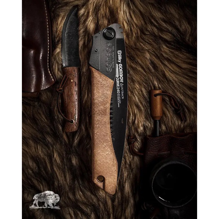 SILKY SAW GOMBOY CURVE 240mm OUTBACK EDITION For Bushcraft Camping