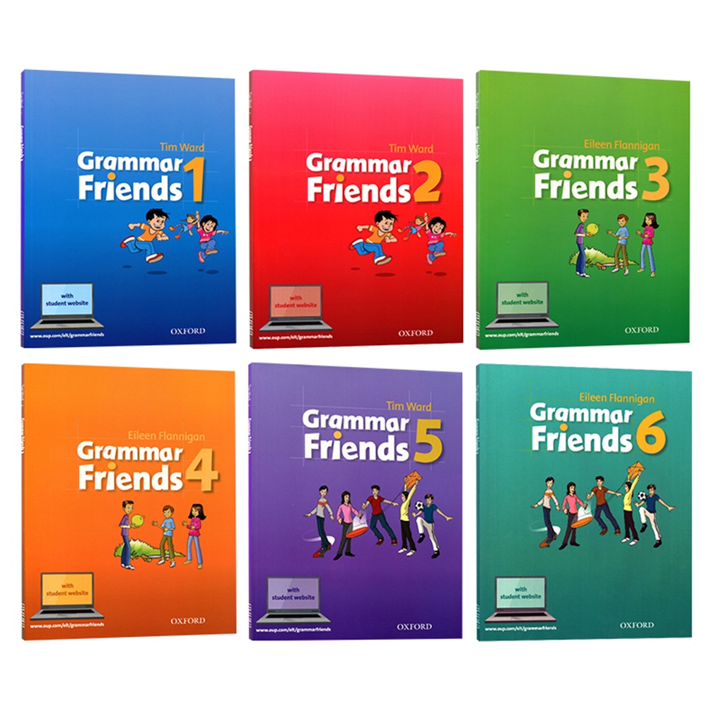 6 Books Grade 16 Oxford Grammar Friends in English learning Reading Picture Book Primary School