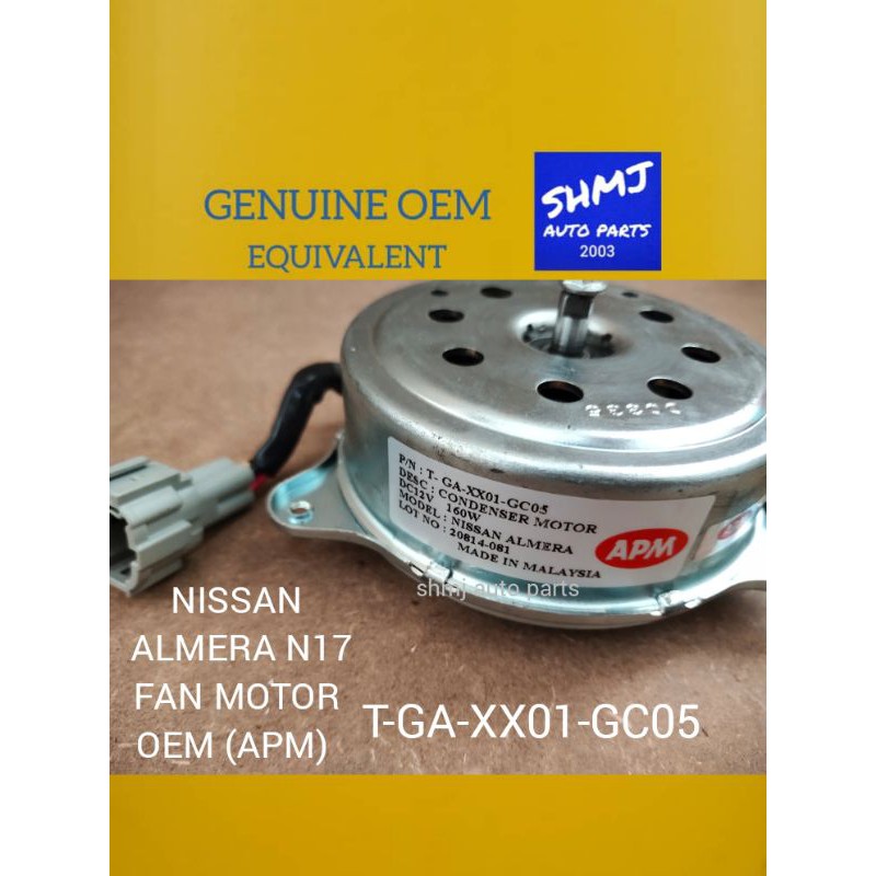 NISSAN ALMERA FAN MOTOR APM & TAIWAN Shopee Malaysia