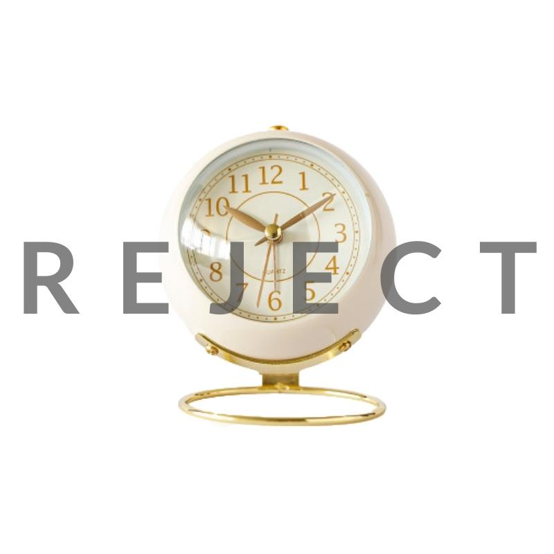 REJECT Vintage Retro Gold Stand Bedside Classic Roman Arch Elise Minimalist Nordic Silent Bell