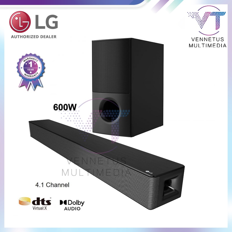 LG SNH5 DISPLAY UNIT ONLY 600W 4.1ch Sound Bar with DTS Virtual X