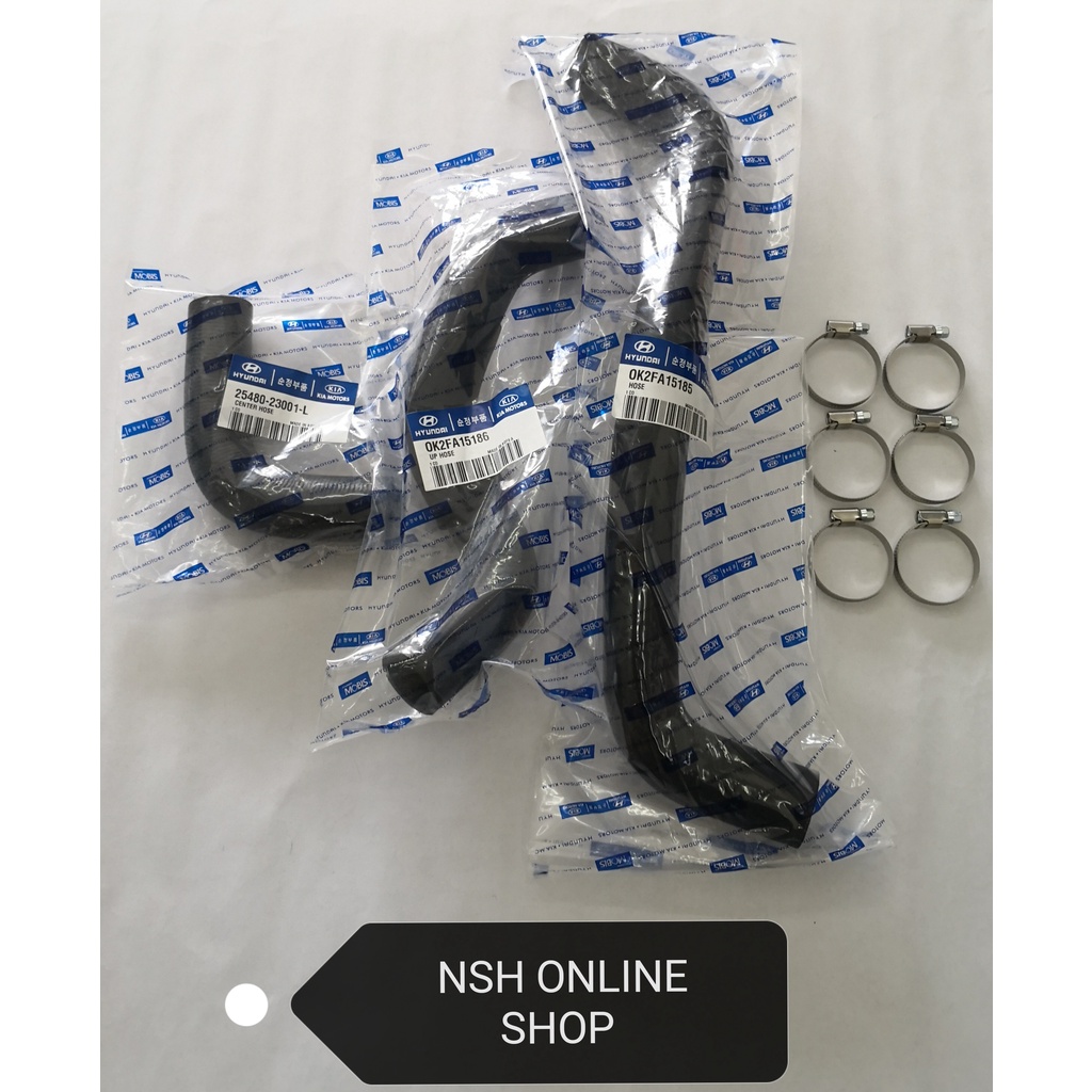 Radiator Hose Set (OEM) with Hose Clip for Naza Citra (1 Set) Shopee