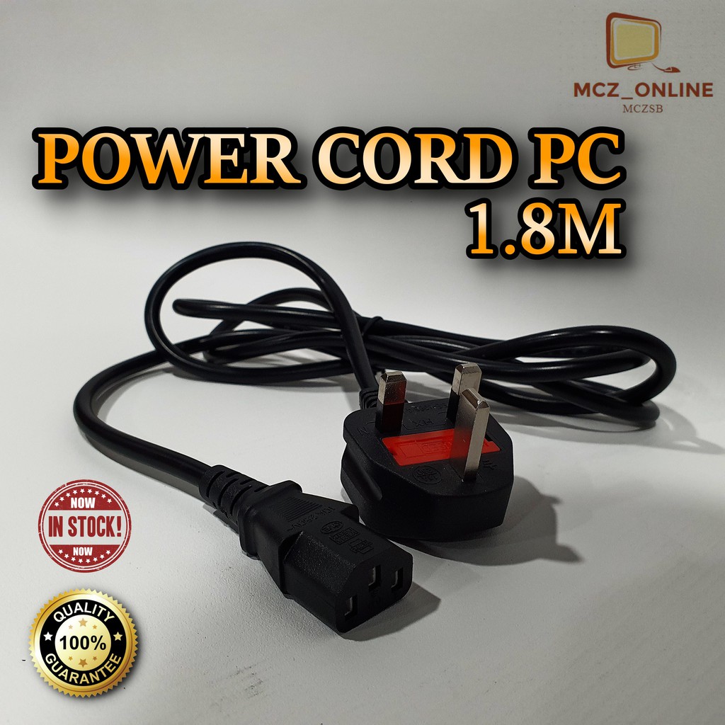🔥READY STOCK🔥 😎LIMITED TIME OFFER😎PC POWER CORD 👍SUPER HI QUALITY👍 PC