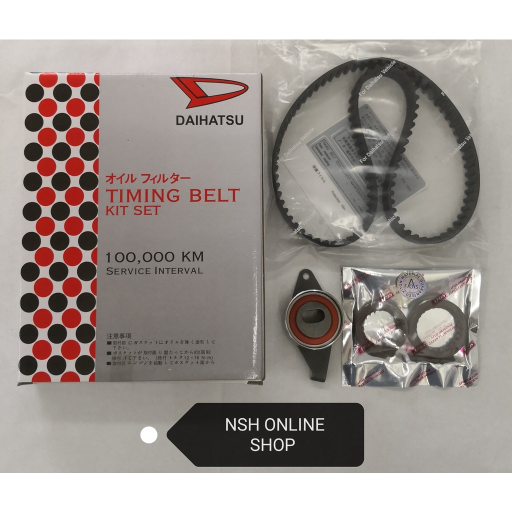 Timing Belt Kit Set for Perodua Kelisa Kenari 1.0 Viva 850 & 1.0 Myvi 1