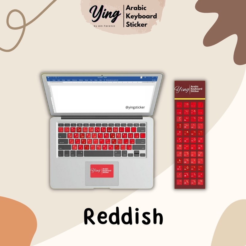 No. 1 in Malaysia Sticker Keyboard Arab Jawi / Arabic Jawi Keyboard