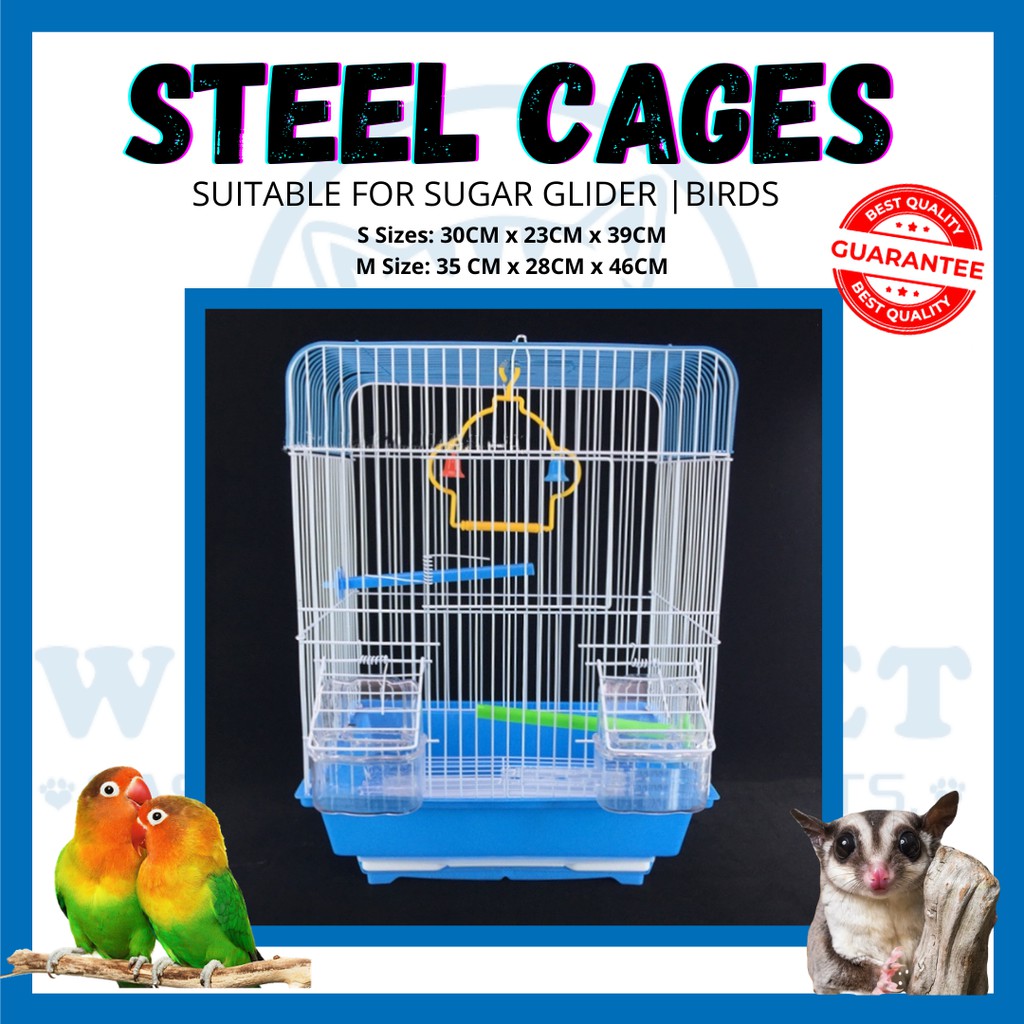 [READY STOCK] STEEL PET SUGAR GLIDER CAGES / BIRDS CAGES SANGKAR