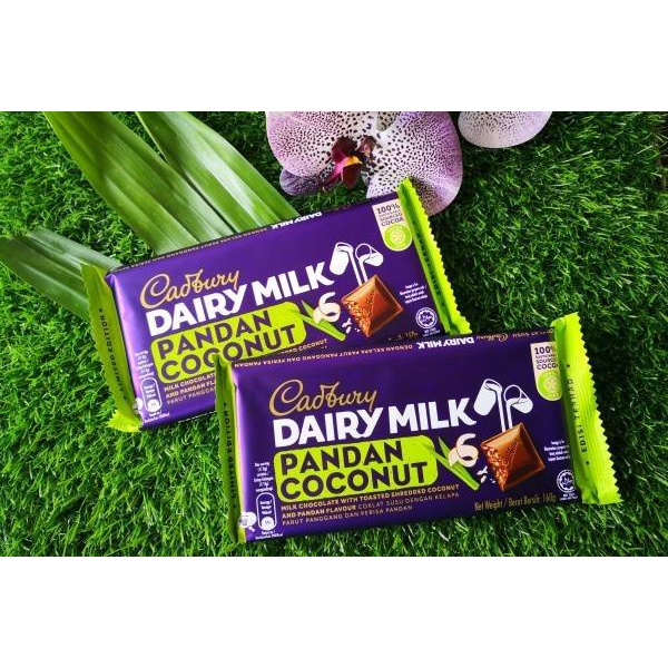Cadbury Dairy Milk Pandan Coconut Chocolate BUNDLE (160gm x 2) Shopee