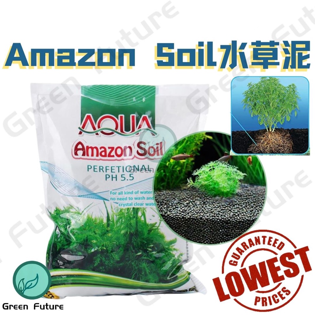 水草泥 Aquarium AQUA Amazon Soil for Aquarium fluval soil Planted Tank Water Plant Soil Sand 鱼缸泥土