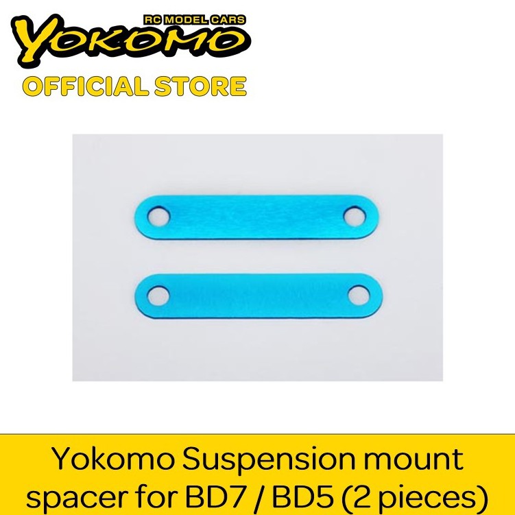 Yokomo Suspension mount spacer for BD7 / BD5 (2 pieces) (BD301S
