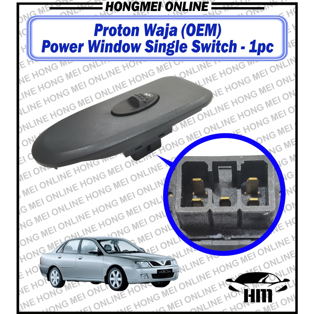 Proton Waja Power Window Single Switch (OEM) 1pc Shopee Malaysia