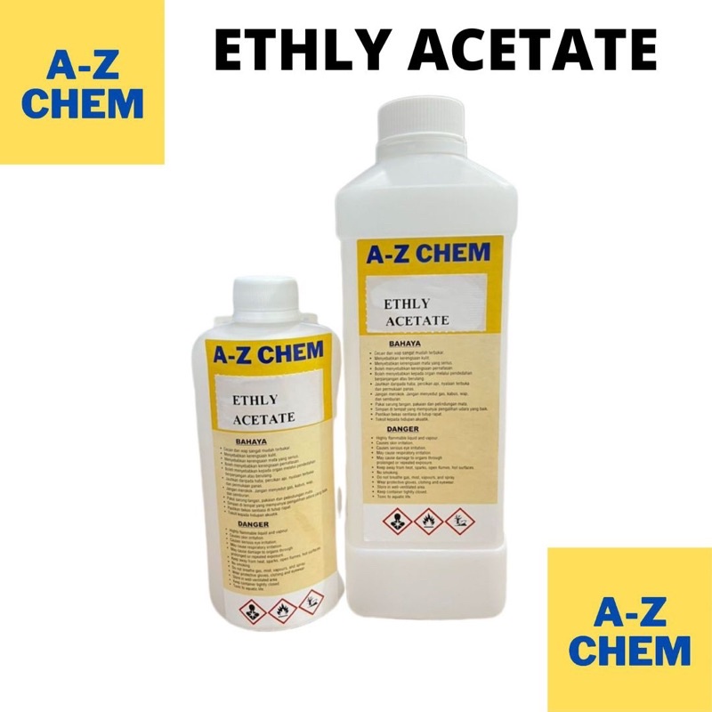 Ethyl Acetate (EA) (Paint,Resin,Glue,Nail polish remover)500ML / 1000ML