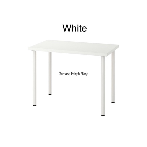 Meja Komputer Belajar Ikea Linnmon Adils Ready Stock / Ikea Laptop