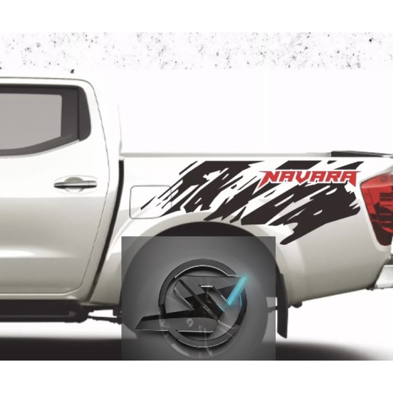 (Ready Stock) S804 Nissan Navara car side Rear Trunk Vinyl Decal