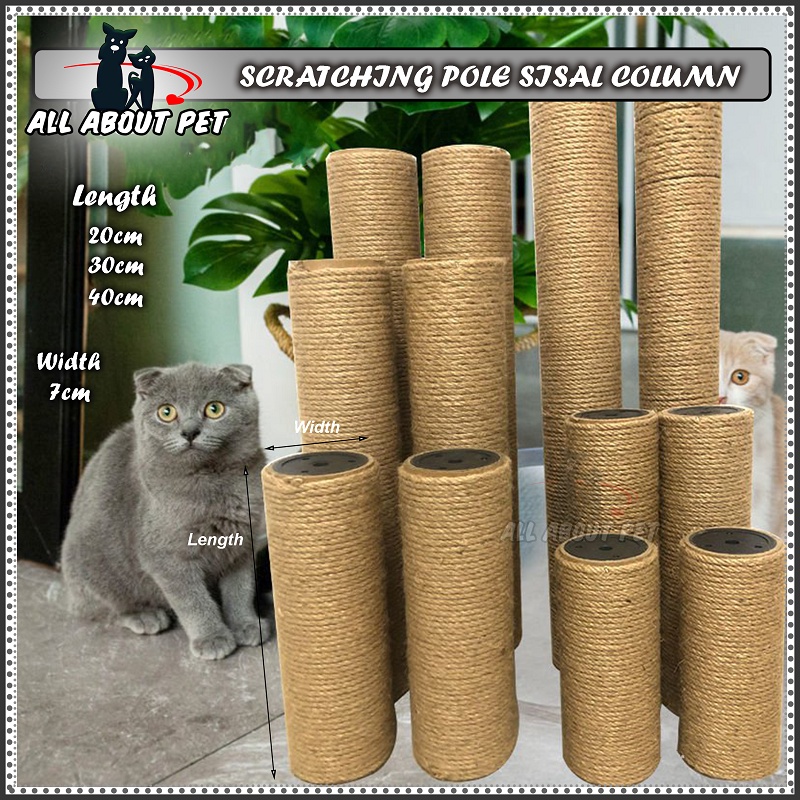 🔥Ready Stock🔥Scratching Pole Sisal Column Cat Climbing FrameDIYHomemade