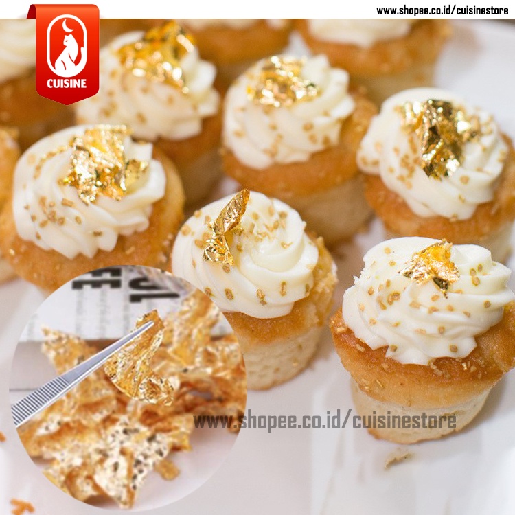 Edible gold Flake Big Bottle 5gr/ gold flakes/Edible gold leaf 24K/Edible gold Foil/gold Cake