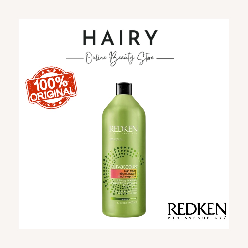 Redken Curvaceous High Foam Lightweight Hair Cleanser for Curl Hair