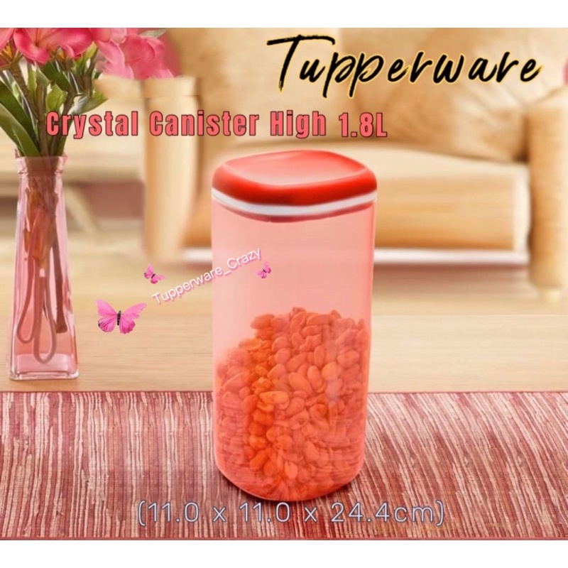 Tupperware Crystal Canister High 1.8L (1pc) Shopee Malaysia