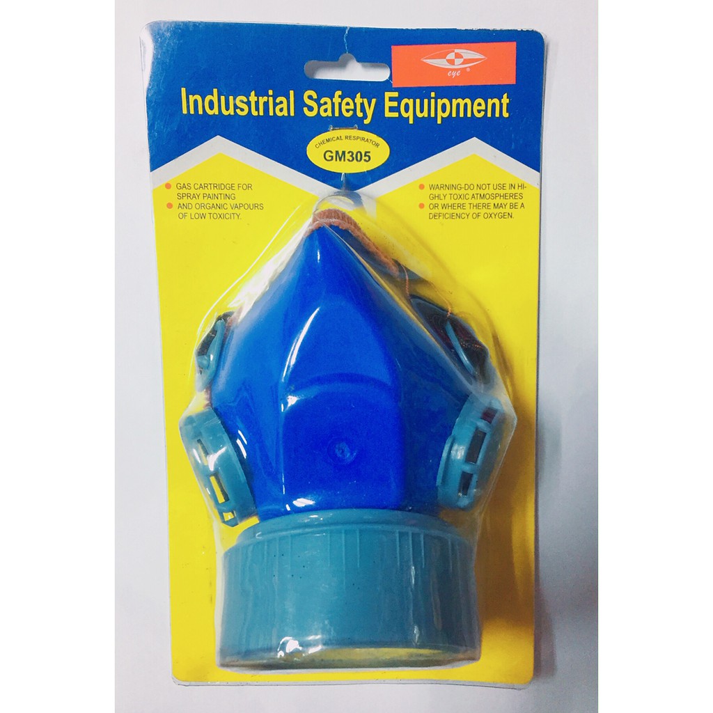 (Single)ANTIDUST GAS RESPIRATOR MASK TWIN CHEMICAL SPRAY PAINT SAFETY