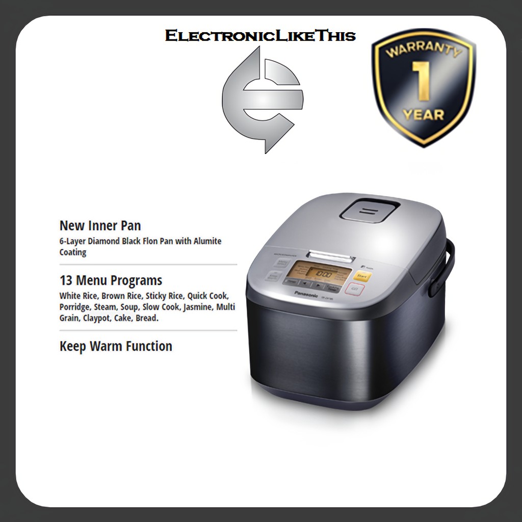 Panasonic 1.8L Jar Rice Cooker Shopee Malaysia