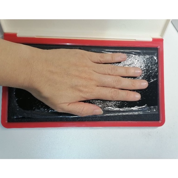 EXTRA LARGE INK PAD (FOR LARGE WOODEN COP) 22x11cm FREE REFILL INK