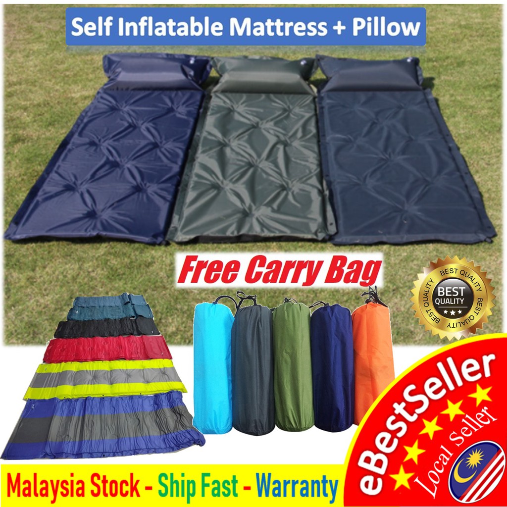 🔥LOWEST PRICE🔥 Self Inflatable Camping Air Mat Sleeping Mattress