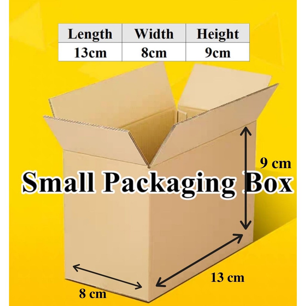 Small Carton Box Small Packing Box Small Packaging Box Kotak Shopee