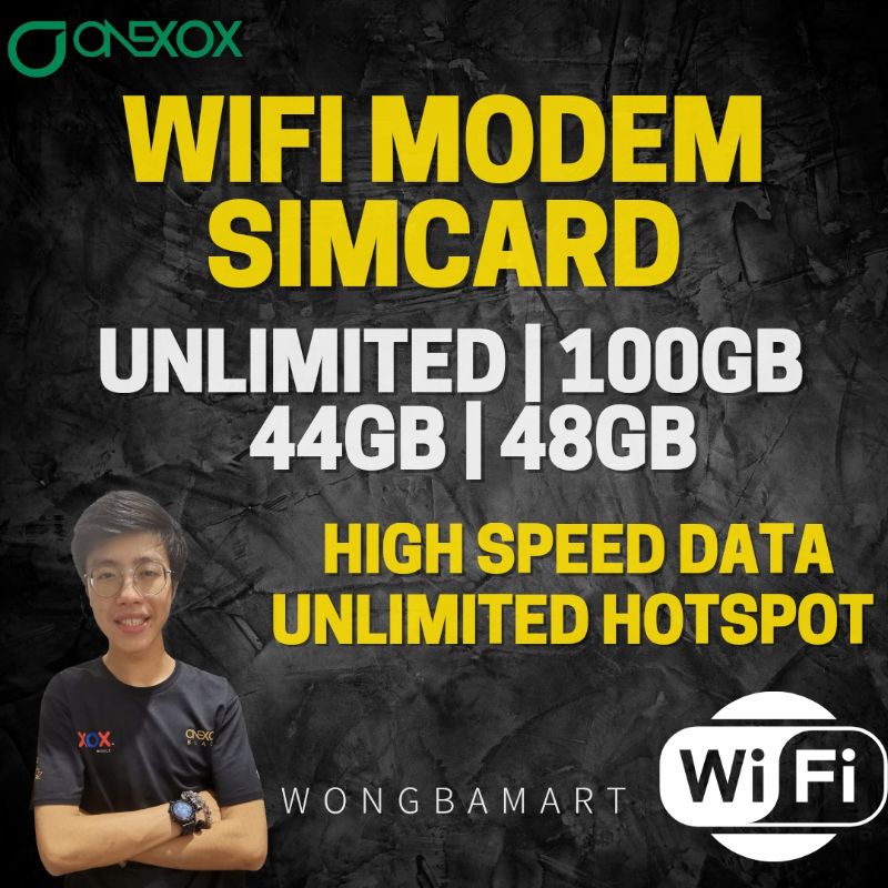 XOX SIM CARD onexox Simcard high speed Modem Pocket WiFi simcard Self