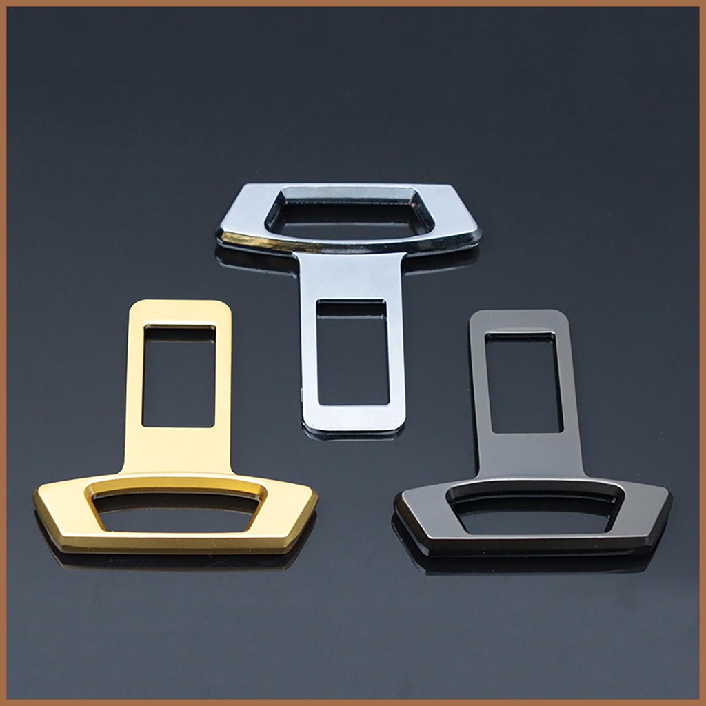 Seats Belt Clip 2Pcs Car Seats Belts Insert Metal Tongue Universal Auto