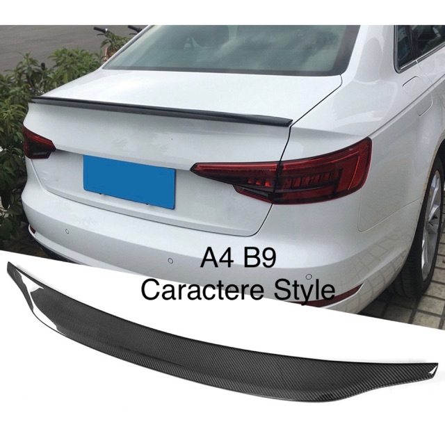 Audi A4 b9 2017 2018 2019 2020 2021 S4 caractere carbon fiber rear boot
