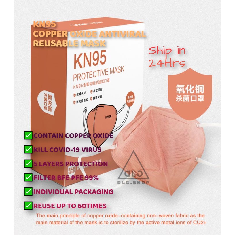 KN95 Copper Oxide Mask Shopee Malaysia