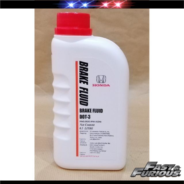 [100 ORIGINAL] HONDA BRAKE FLUID DOT3 500ML Shopee Malaysia