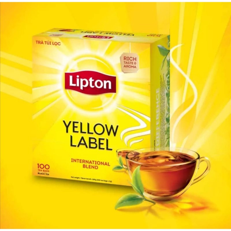 Lipton Yellow Label Black Tea 100's Shopee Malaysia