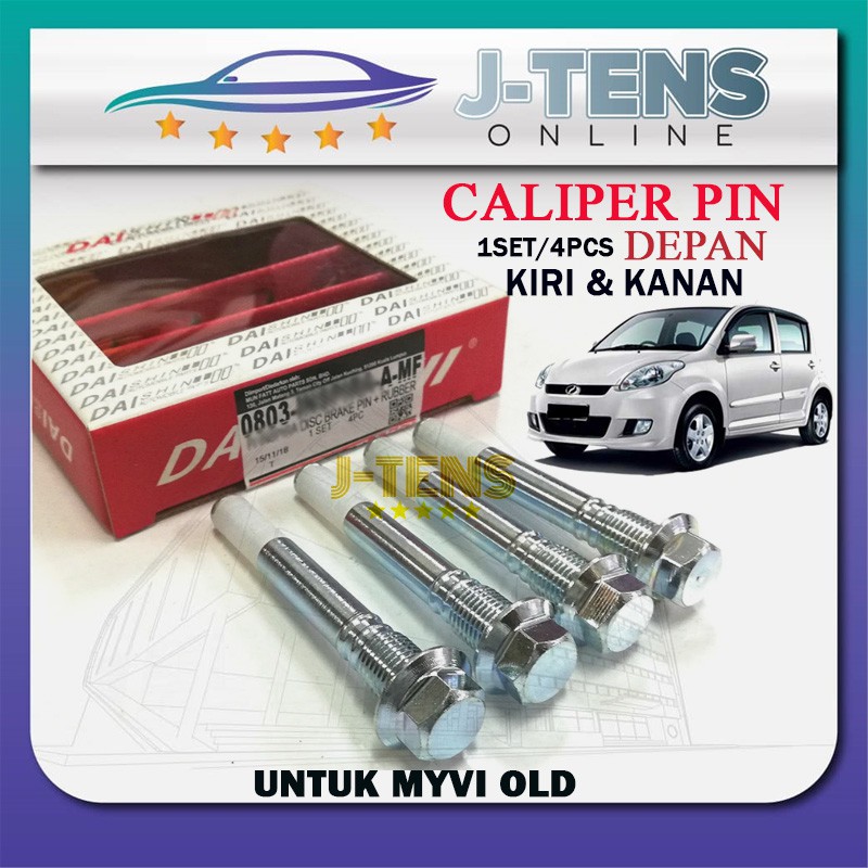 PERODUA MYVI OLD 2003 FRONT DISC BRAKE CALIPER PIN / CALIPER BOLT / SET