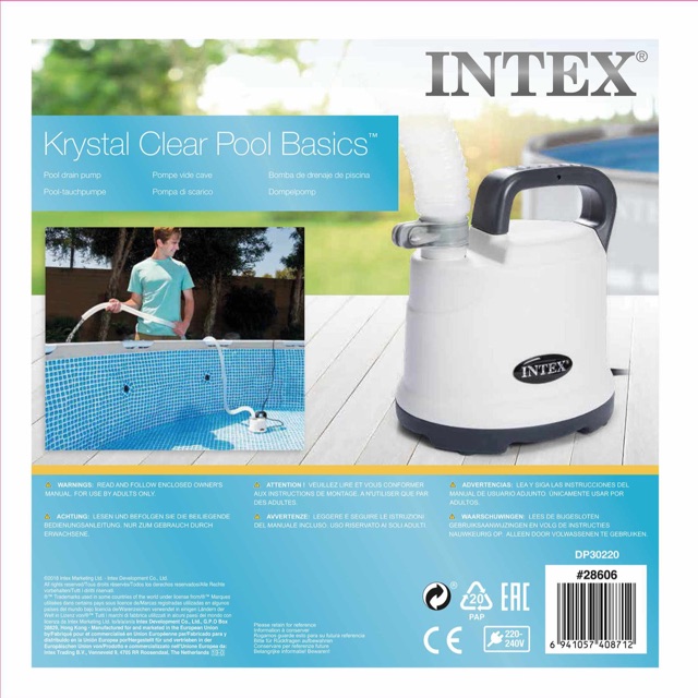 Intex Bestway Pool Drain Pump Shopee Malaysia