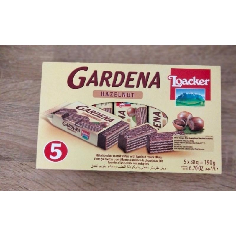 Loacker gardena hazelnut Crispy Chocolate wafer Made In italy Shopee Malaysia