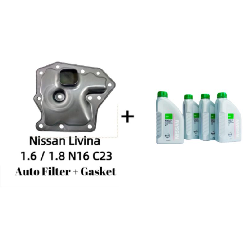 Auto Gearbox Filter Gasket Set For Nissan Livina 1.6 / 1.8 N16 C23 (High Quality) + 999MP