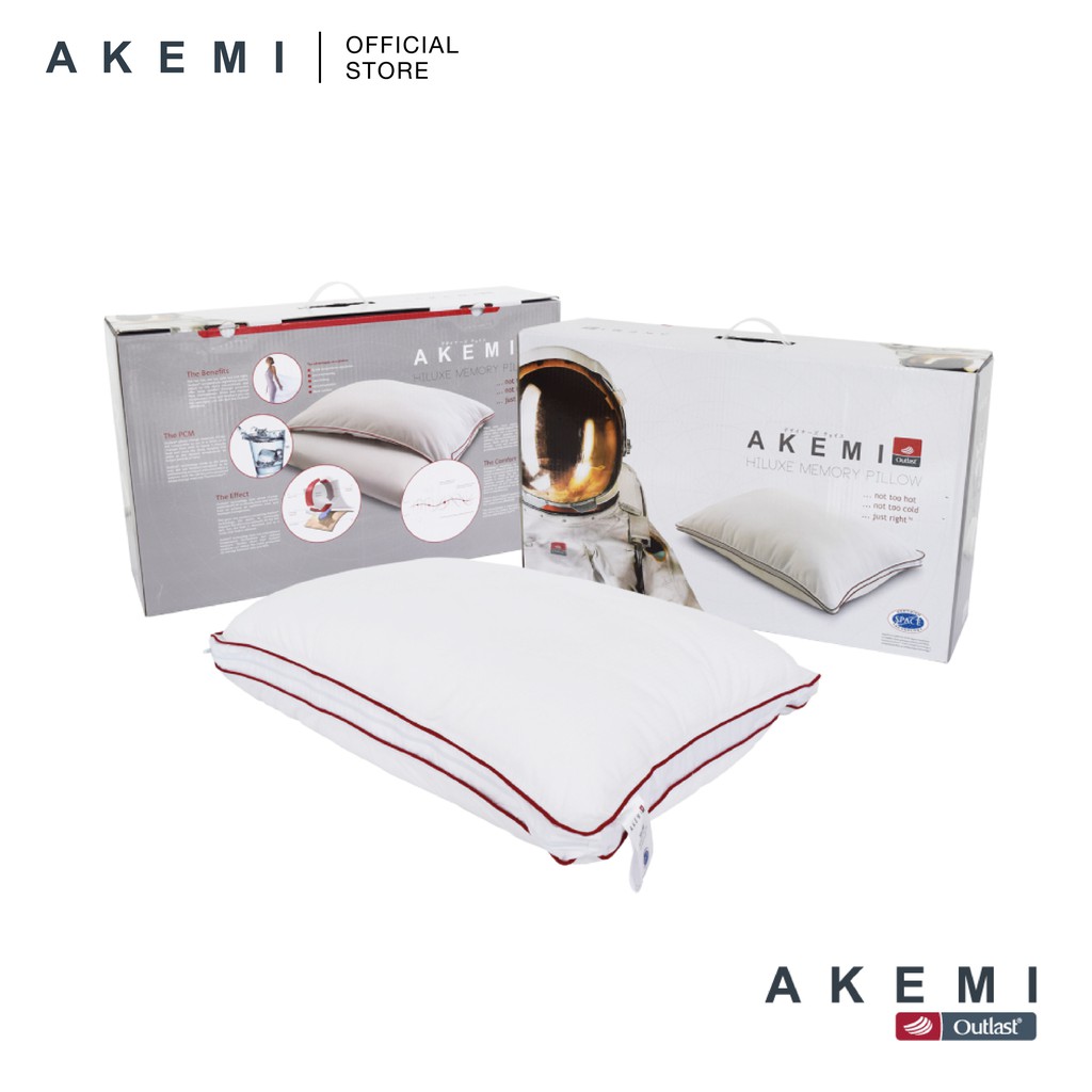 AKEMI Outlast HiLuxe Memory Pillow Shopee Malaysia