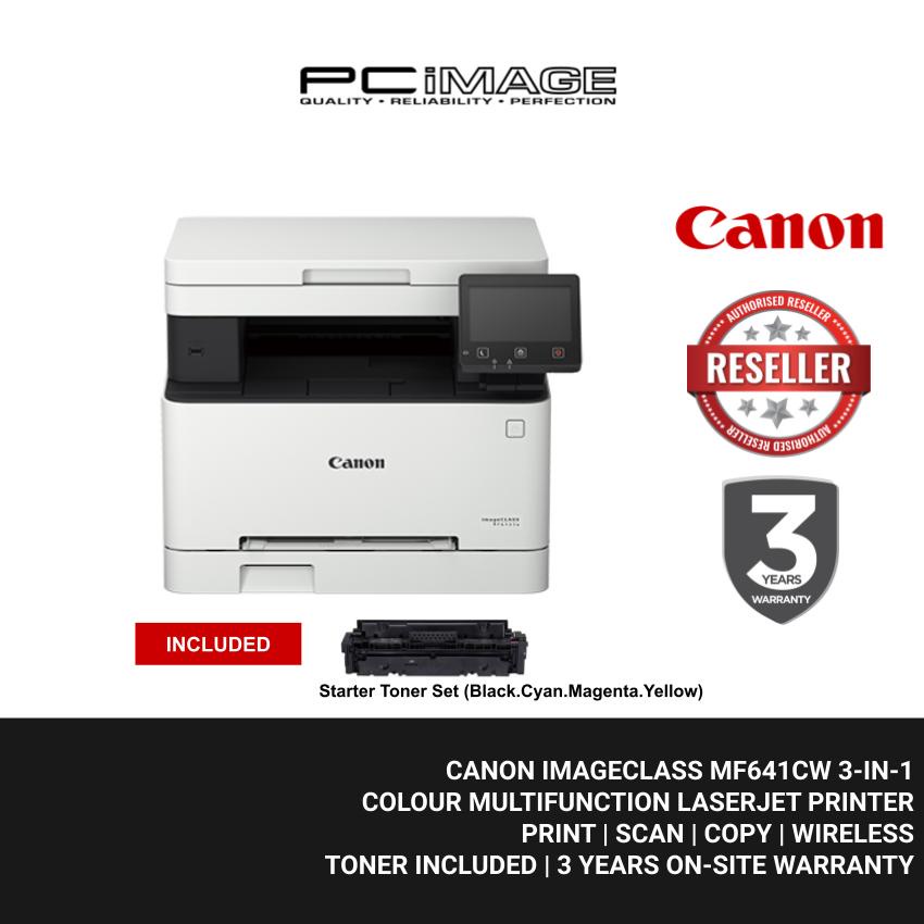 CANON IMAGECLASS MF641CW 3IN1 COLOUR MULTIFUNCTION LASERJET PRINTER