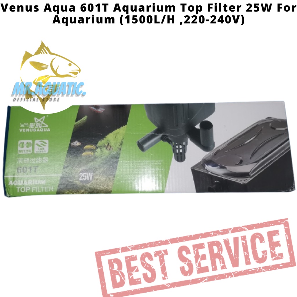 Venus Aqua 601T Aquarium Top Filter 25W For Aquarium (1500L/H ,220240V