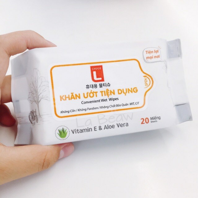 Lotte Choice L handy wet wipes 20 pieces Shopee Malaysia