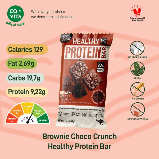 Covita Healthy Protein Bar 1 Pcs (5 Flavors) Shopee Malaysia