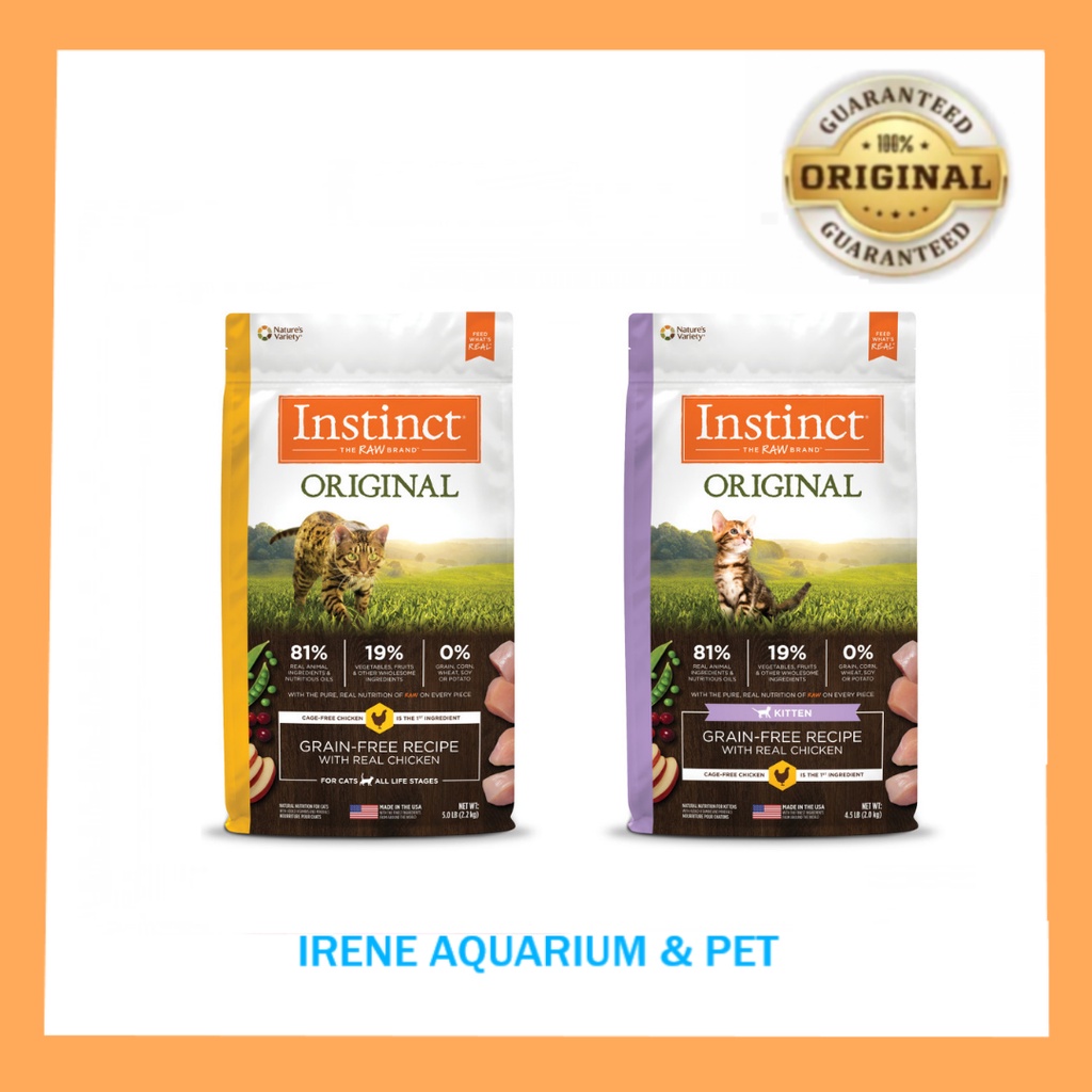Instinct Original Dry Cat Food 2kg Shopee Malaysia
