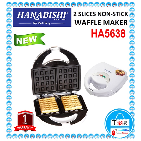 Hanabishi WAFFLE MAKER HA5638 / TRIO WAFFLE MAKER TWM85 / TWM85 / TWM