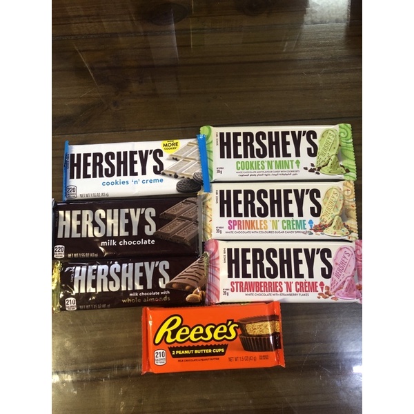 Assorted Hershey’s Chocolate Bars, Full Size / Giant Bar (sold per bar