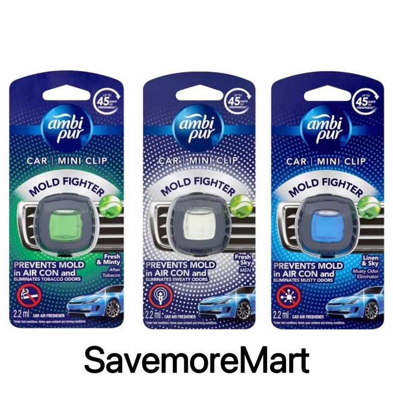 Ambi Pur Car Mini Clip Mold Fighter 2.2ML Shopee Malaysia