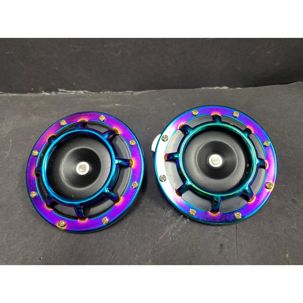 HELLA HORN POWER 12V BLACK/RED /BLUE/YELLOW/NEOCHROME UNIVERSAL HORN