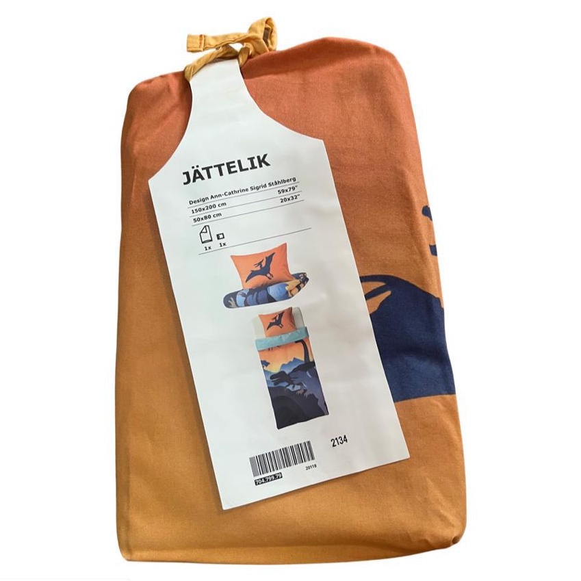 (REJECT) IKEA JATTELIK / NASSELKLOCKA QUILT SET Shopee Malaysia