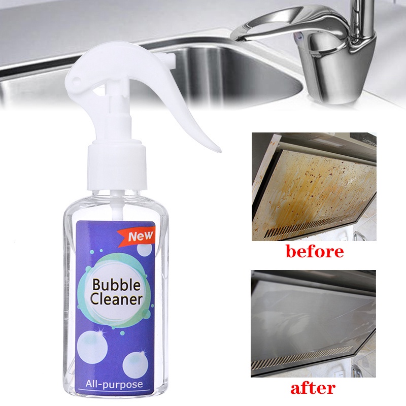 100ml Kitchen Grease Cleaner Foam Cleaner AllPurpose Bubble Cleaner