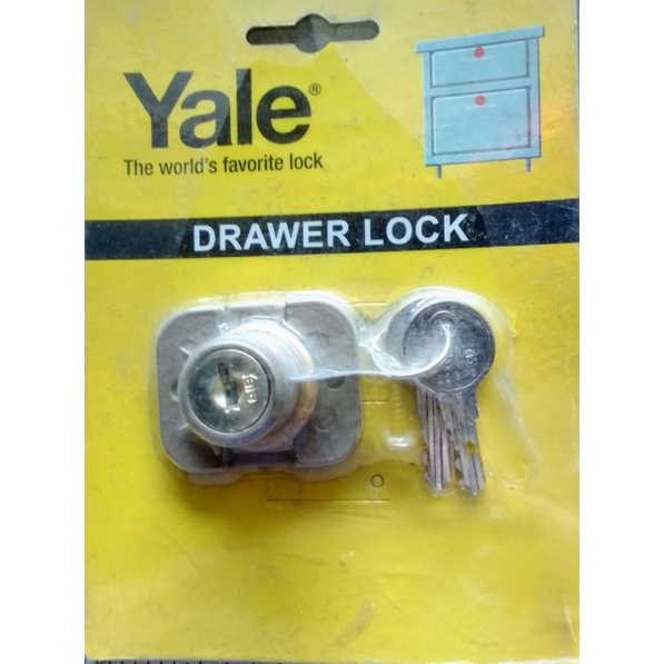 YALE DRAWER LOCK V9660HE FOR WOOD & METAL FILLING DESK
