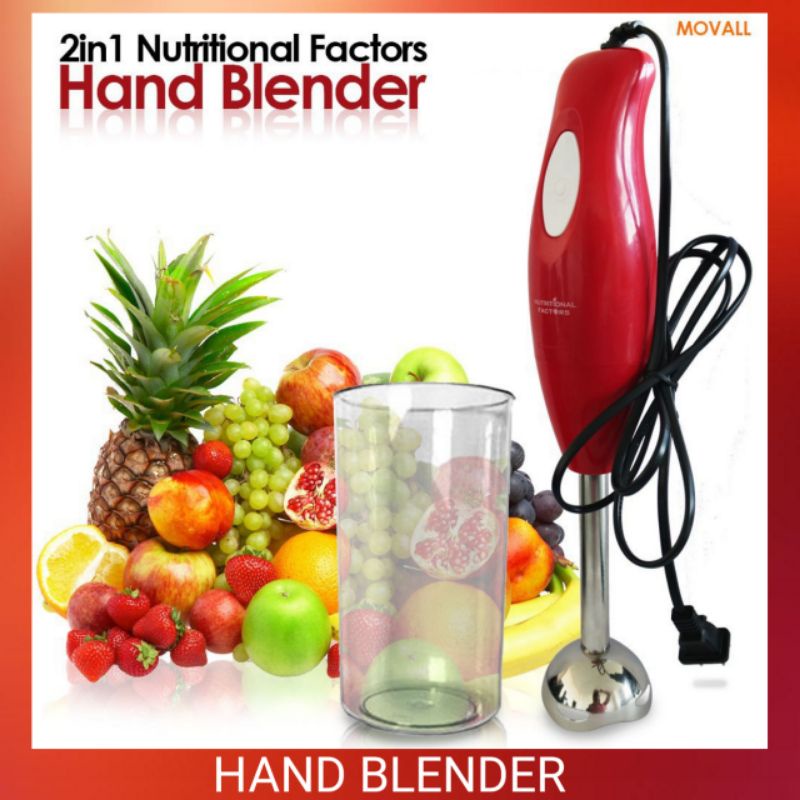 HAND BLENDER/Nutritional Factors Portable Hand Blender Chopper Mixer